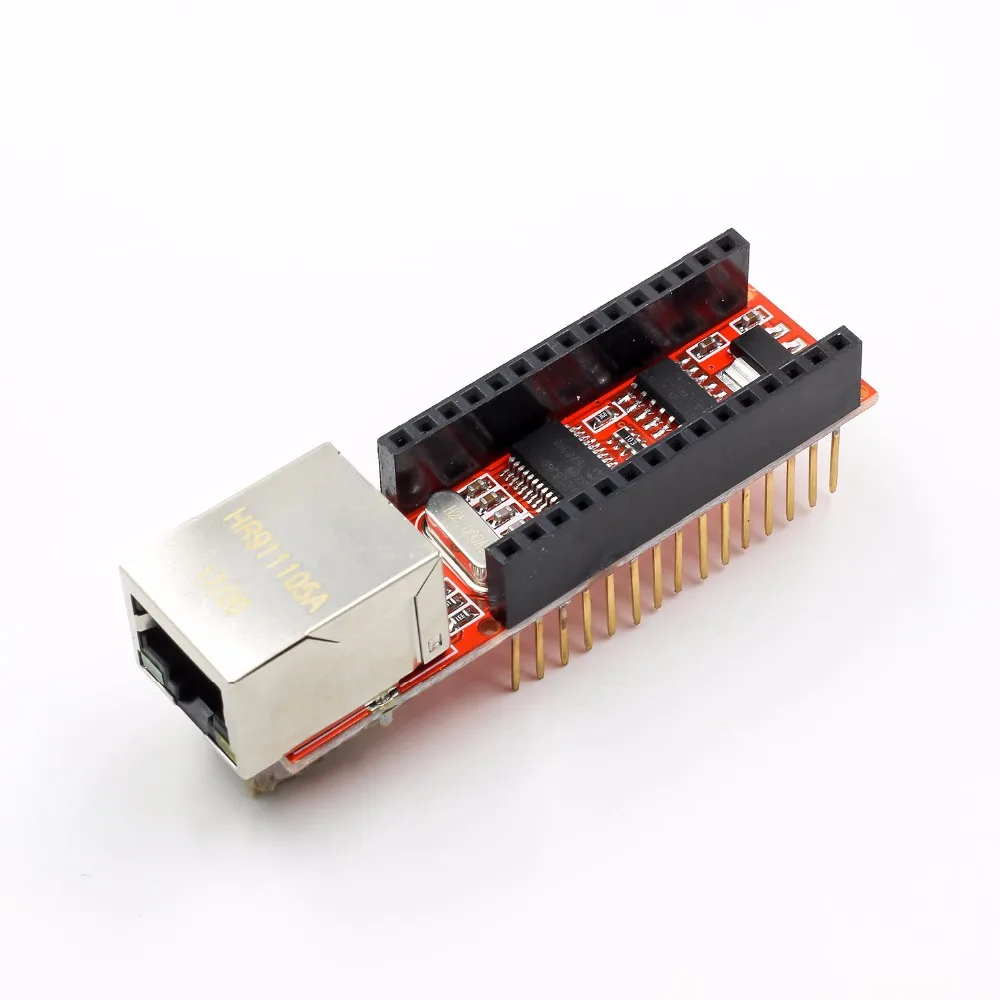 Nano V3 Ethernet щит ENC28J60 микрочип HR911105A Ethernet веб-сервер Модуль платы для Arduino Nano 3,0