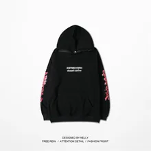 Толстовки с длинным рукавом NELLY, США, с принтом букв, толстовки с капюшоном, толстовки для фигурного катания, черные, разные размеры