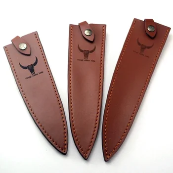 

EDC Tool Leather Scabbard Holster Chef Knife Holster Kitchen Scabbard Top Layer Cowhide Knife Set Custom Made Leather