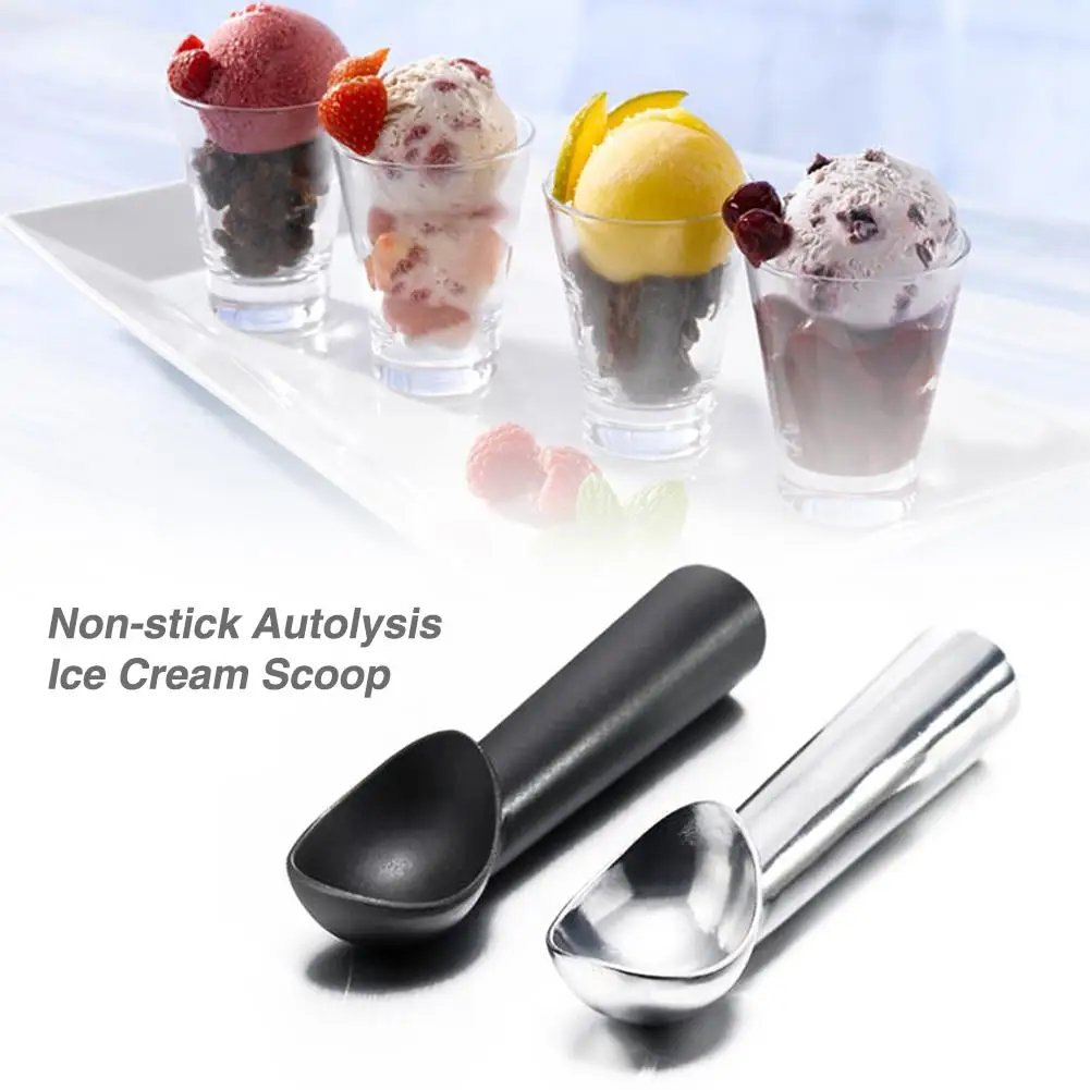 Ice Cream Easy Scoop With Unique Liquid Filled Heat Conductive Handle Simple One Piece 1.5 OZ Aluminum Alloy Non-stick Autolysis