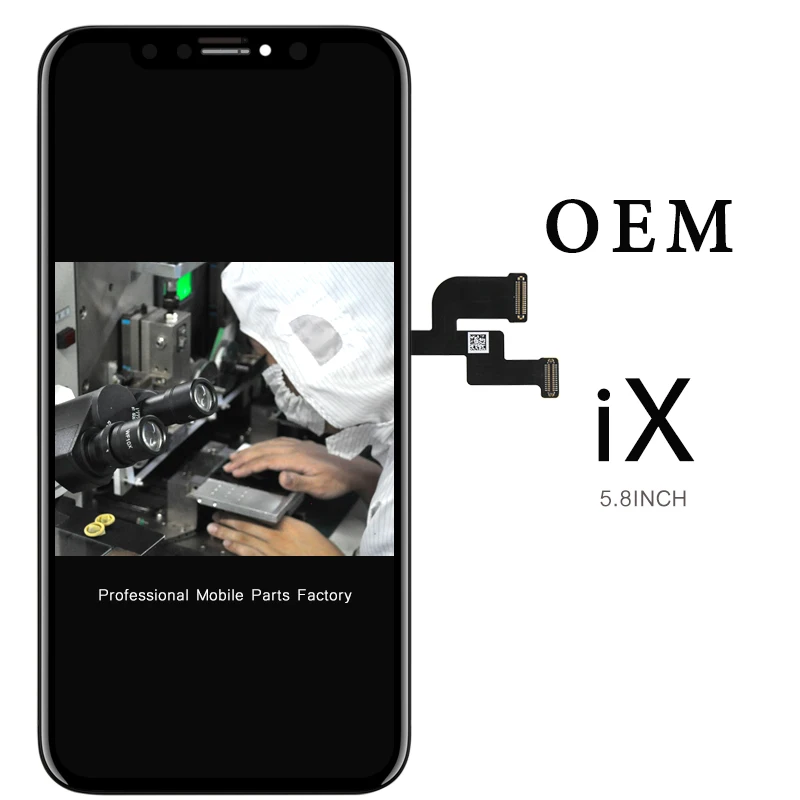 

For iphone X LCD For TFT Tianma AMOLED OEM Quality Display Digitizer Touch Screen Assembly with Tools