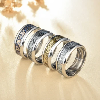 

Stainless steel ring, luminous ring, love ring, men women ring, Freemasons, ECG, spider, Dragon Ring