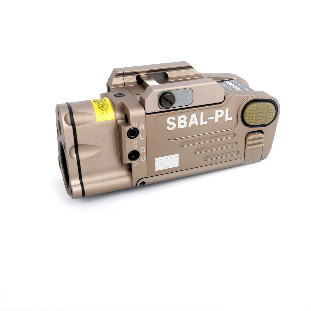 WIPSON ЧПУ готовая SBAL-PL светильник для оружия постоянный и стробоскопический светильник с красным лазерным пистолетом винтовка SBAL Sbal Flash светильник