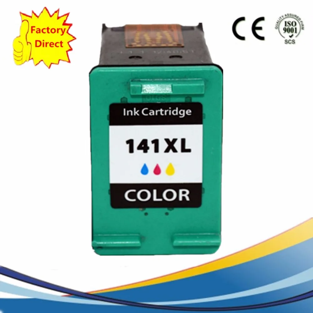 Картриджи чернильные восстановленные для HP141XL HP141 Deskjet D4263 D4363 Officejet J5783 J6413 Photosmart