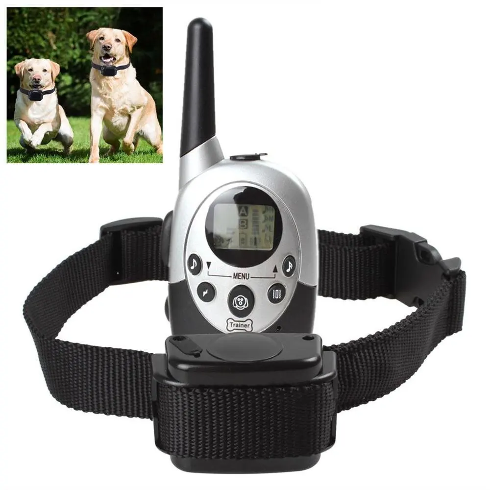 1000M Range Remote Manual Control Electric Dog Pet Training Collar For