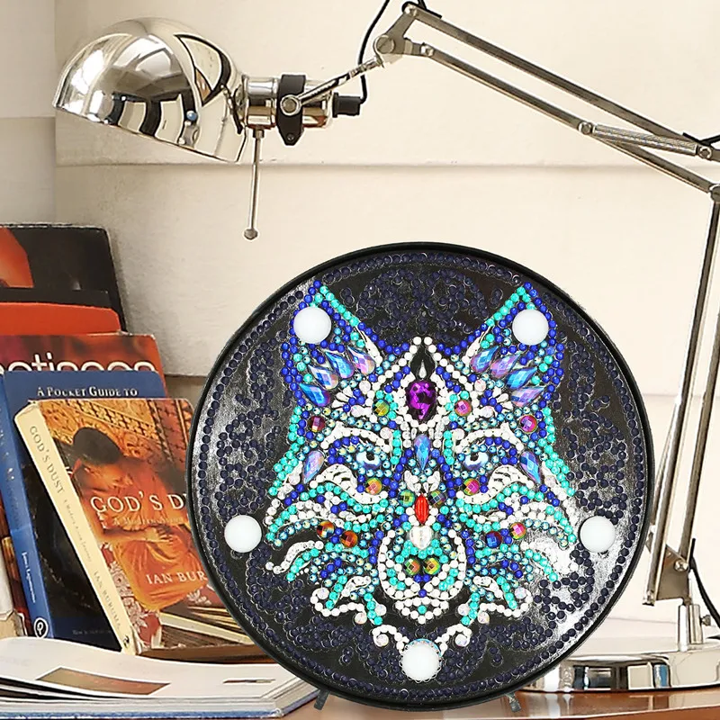 

5D DIY Mandala Full Drill Diamond Painting LED Rhinestone Embroidery Light Lamp Night Light Home Decor Gift ZXD034