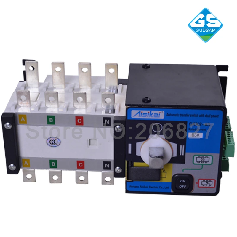 63A трехфазный genset ATS. Автоматический переключатель передачи 4P (ATS 63A)|switch switch|switch