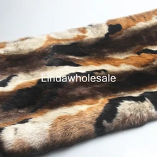 Высококачественная имитация кроличьего меха, обесцвечивающаяся ткань из искусственного меха, 1,5 см ворс из мягкой толстой плюшевой ткани, 160 см* 47 см