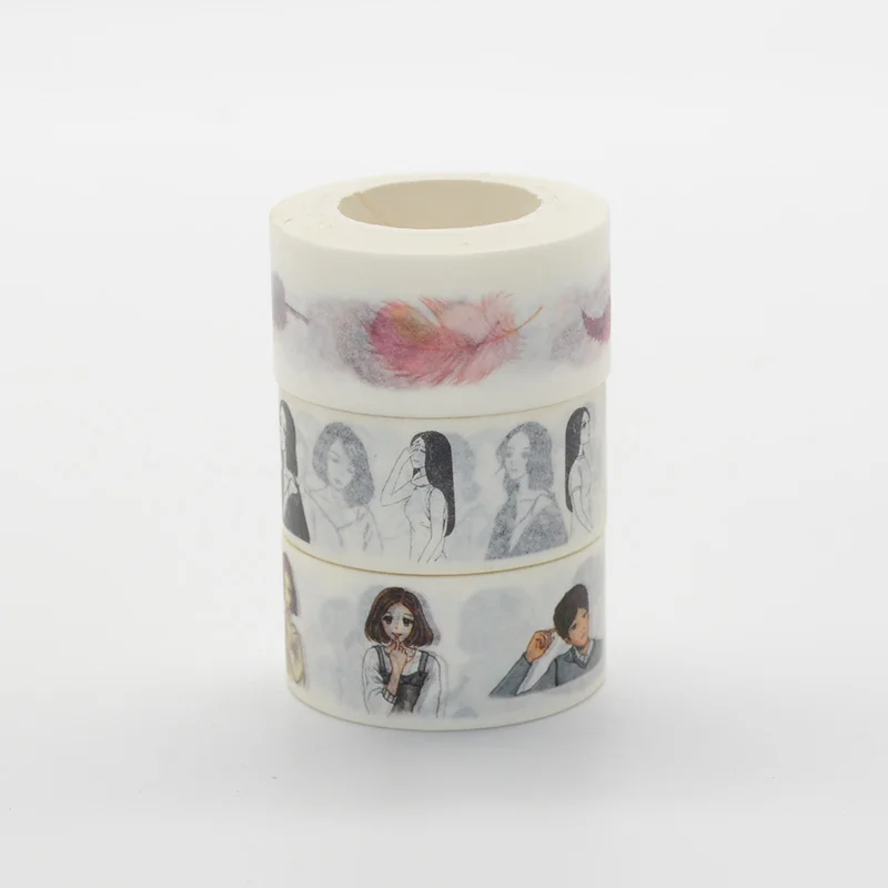 

washi tape girl 10m wide washitape stickers scrapbooking cute anime washi tape kawaii stickers thin craft fita tasmy ozdobne