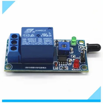 

Glyduino Flame Sensor Module and Relay Module Combo for Arduino DC 5V Fire Detection Fire Alarm