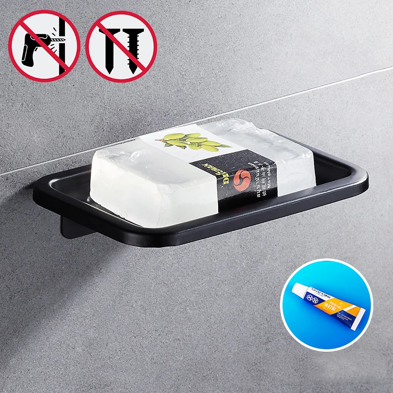 

Nail Free Strong Suction Soap Dish Plate Bathroom Soap Holder Shower Soap Dish Holder Shower Tray Bathroom Accessories