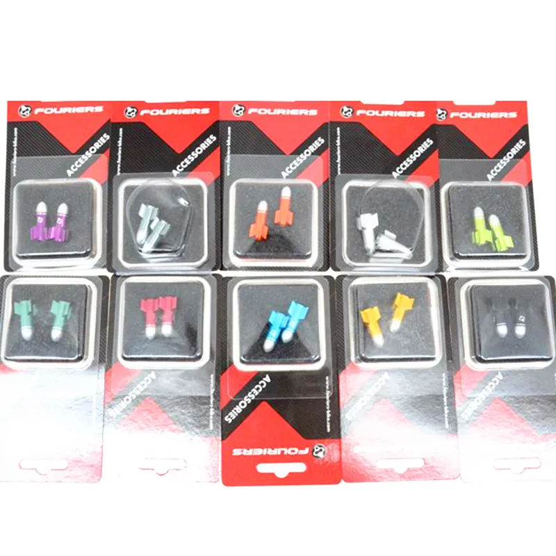 

FOURIERS VL-PE006BIKE Both USA & Presta valve cap Alloy 6061-T6 bicycle valve cap