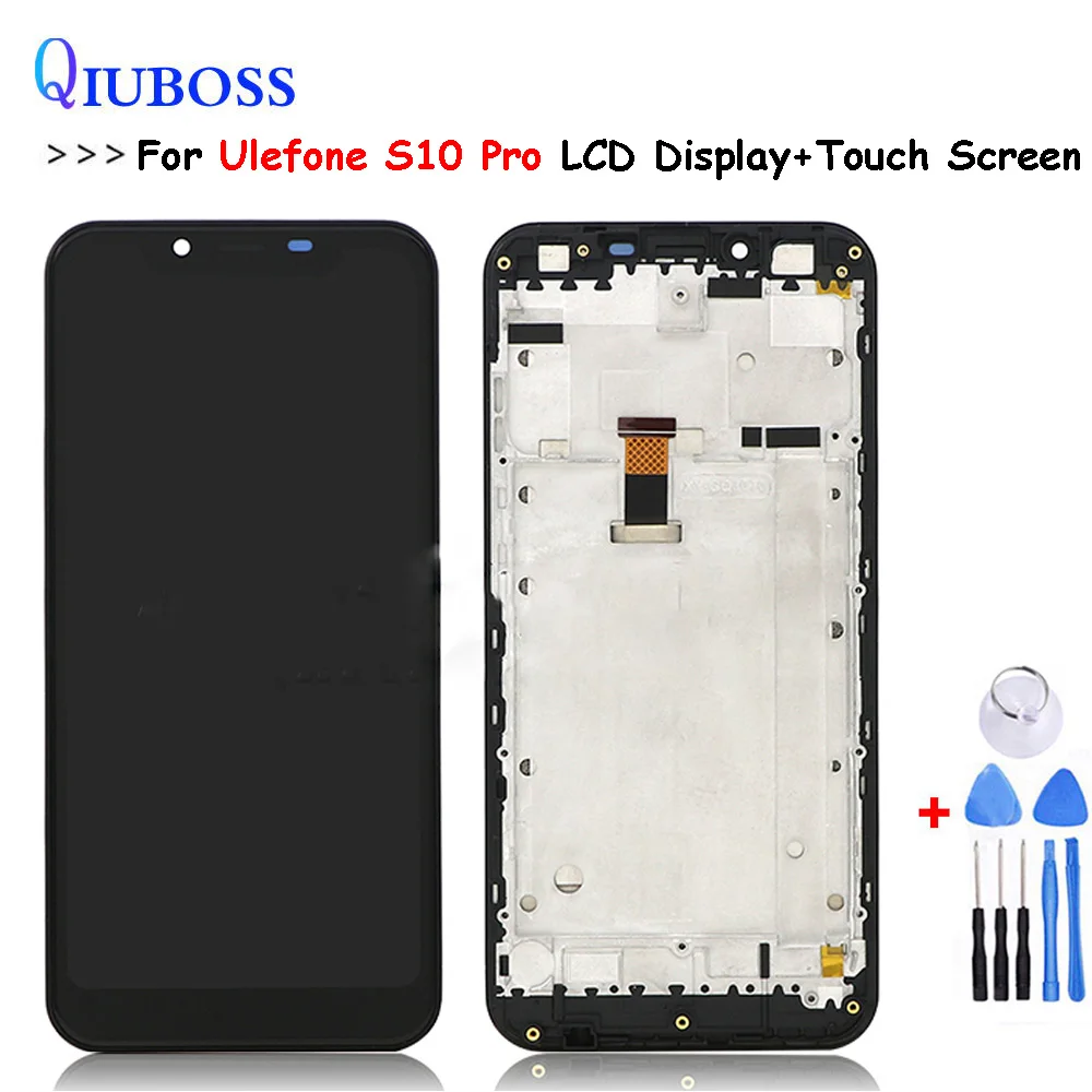 

For Ulefone S10 pro LCD Display +Touch Screen Assembly With Frame For Ulefone S10 pro lcd Digitizer Sensor Glass Panel