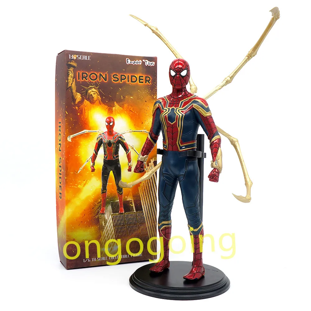 Имперские игрушки 1/6 весы Marvel Мстители 3 Железный Человек паук 12 &quotПВХ фигурка
