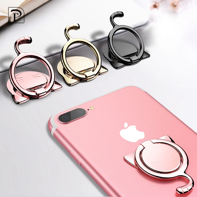 

Little bear 360 Degree rotate Finger Ring Mobile Phone Smartphone Stand Holder For iPhone 7/Plus/Samsung/Xiaomi All Smart Phone