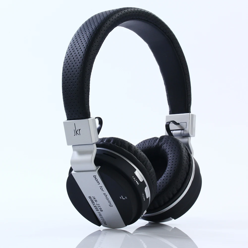 JKR 219B Wireless Stereo Bluetooth Headphone Lipat Headset dengan Mic