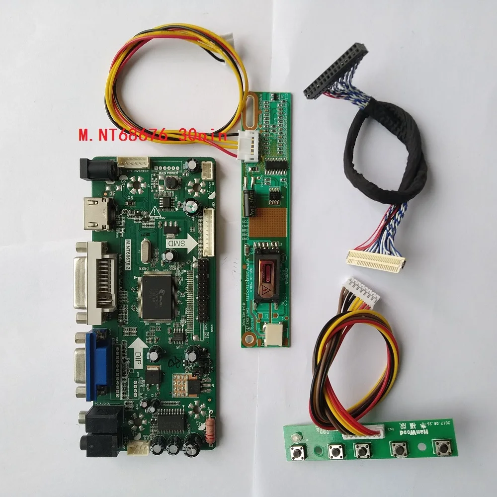 kit for LP171WE2 TLA4 1680 1050 DVI VGA M NT68676 Controller board 30pin LVDS 17 1