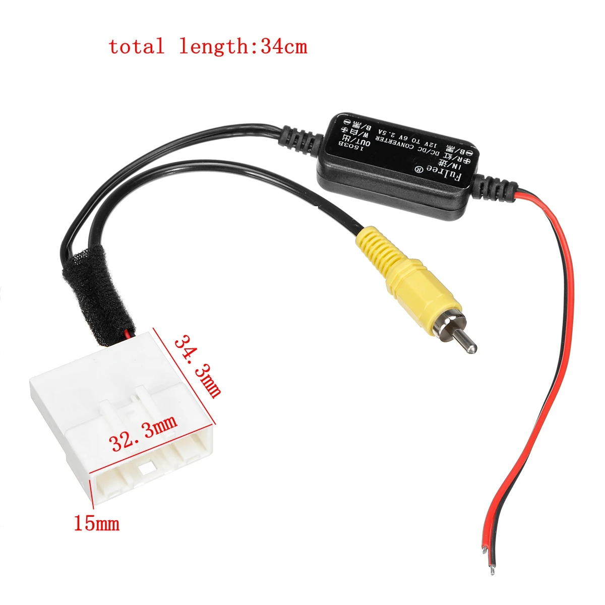  24 Pin Auto Kamera Adapter Stecker Draht Original Rückfahr Kamera Zu GPS Head Unit Kabel Für Toyota