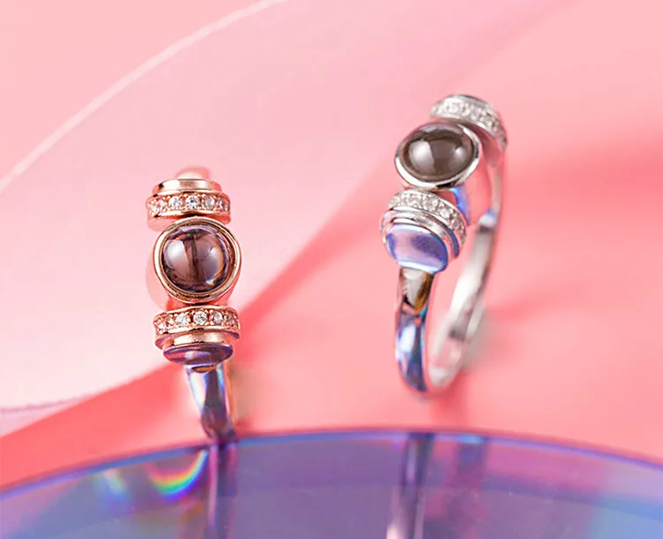 Swarovski crystal100languages love rings 14