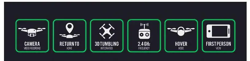 JDRC JD-10S JD10S Wi-Fi с видом от первого лица 2MP Широкий формат HD Камера удержания высоты RC Дрон Мультикоптер 6-ось возврат одним нажатием кнопки