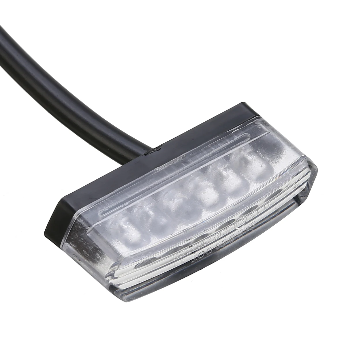 Mayitr 12V Motorcycle Mini 6 LED Red Rear Tail Stop Brake Light Number License Plate Lamp For Scooter ATV Bike