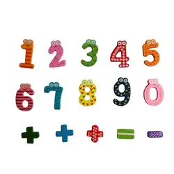 Магнитные деревянные числа математика набор цифровой Детские развивающие игрушки челнока Y714
