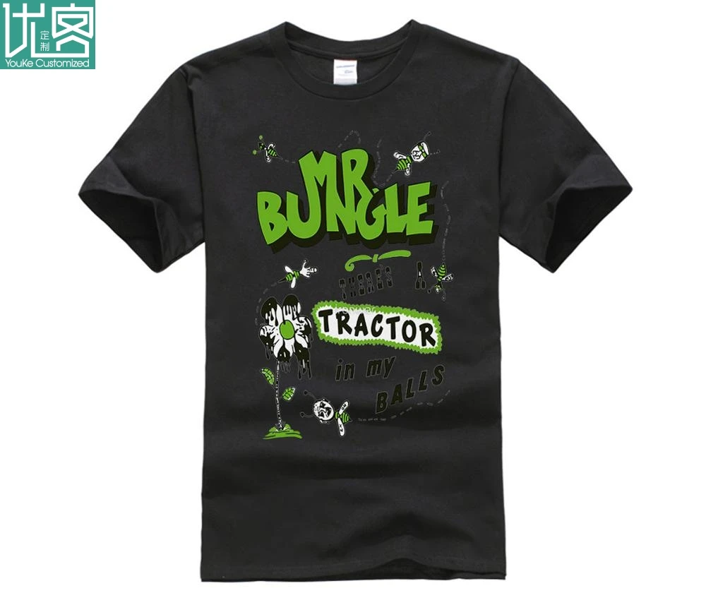 Г-н Bungle трактор шары Футболка-дизайн Майк Паттон-Funk металл Ska в стиле панк-белый