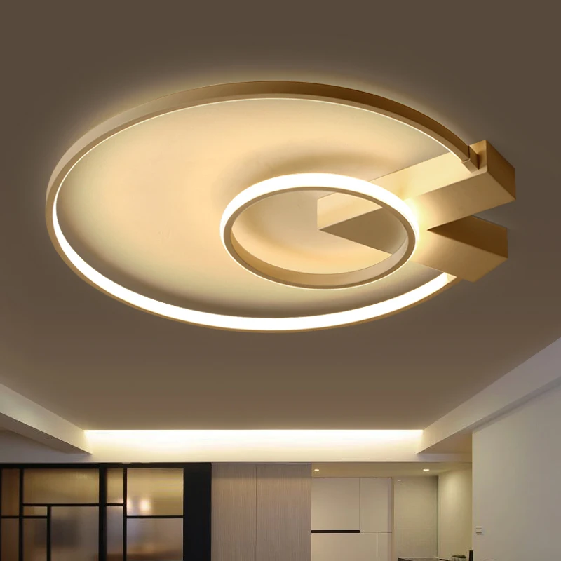 

New design Circle LED Ceiling Lights Dimmable with remote controls for Living room Bedroom Modern LED Ceiling Lamp Luminarine