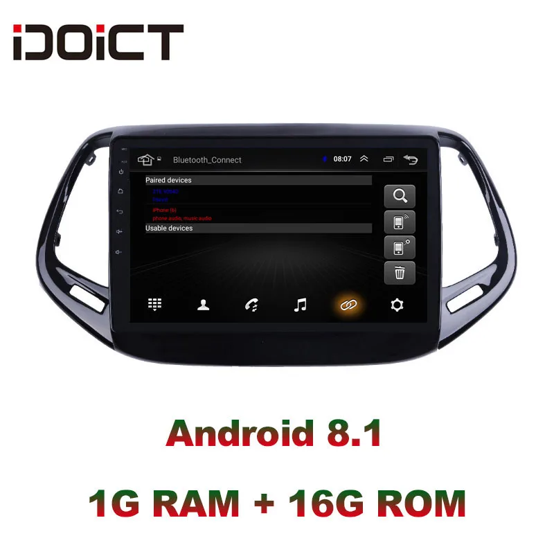 Clearance VenusSR Android 8.1 2.5D car dvd For JEEP Compass Patriot  Radio 2017 multimedia  GPS Radio stereo gps navigation 3