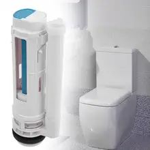 Split Toilet Drain Flush Cistern Valve Two-Button Toilet Water Outlet valve G1/2 Filling Valves Toilet WC water tank fittings household wc toilet closestool water tank inlet solenoid valve