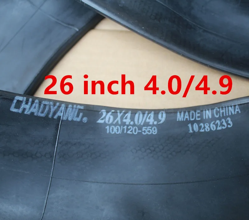 

Bicycle 26"4.0 Tires Mountain Fat Tire Bike 26*3.5/4.0Inner Tube Road Snow Bike Rubber Tube Outdoor Cycling Tyres MTB