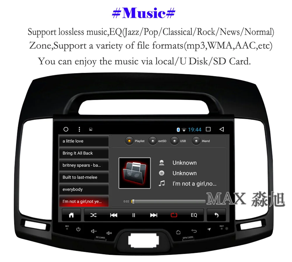 MAX 2G 32G gps навигация Android 8,1 автомобильный dvd-плеер для hyundai Elantra 2007-2011 Автомагнитола BT 4G WiFi карта и тыловая камера бесплатно