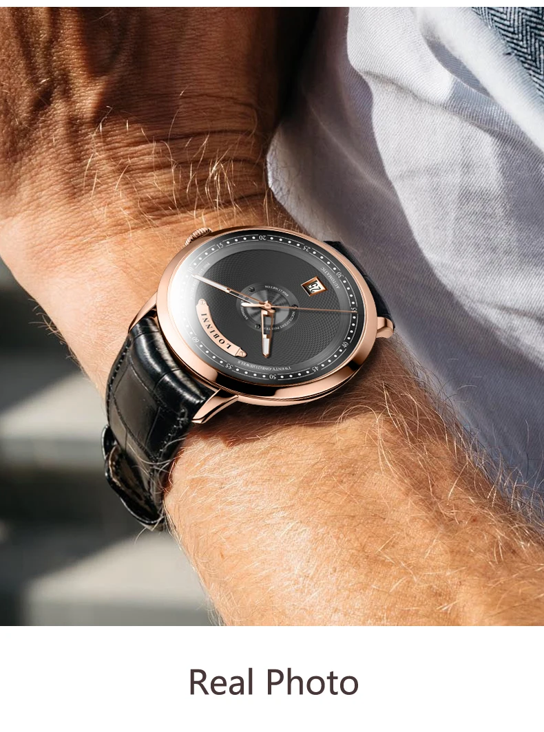 Switzerland LOBINNI мужской роскошный бренд часов Япония MIYOTA авто механические MOVT Мужские часы сапфир полный стальной Relogio L16050-6