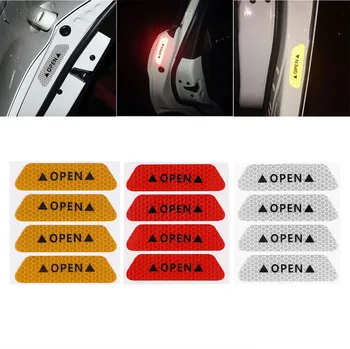 

Warning Mark Reflective Tape Car Door Stickers for Hyundai ix35 iX45 iX25 i30 Sonata Verna Tucson Solaris Accent Creta kona