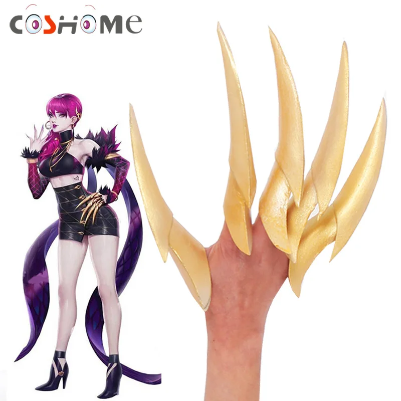 

Coshome LOL KDA Evelynn Cosplay Costume Props EVA Paws Cosplay Accessories for Halloween Party