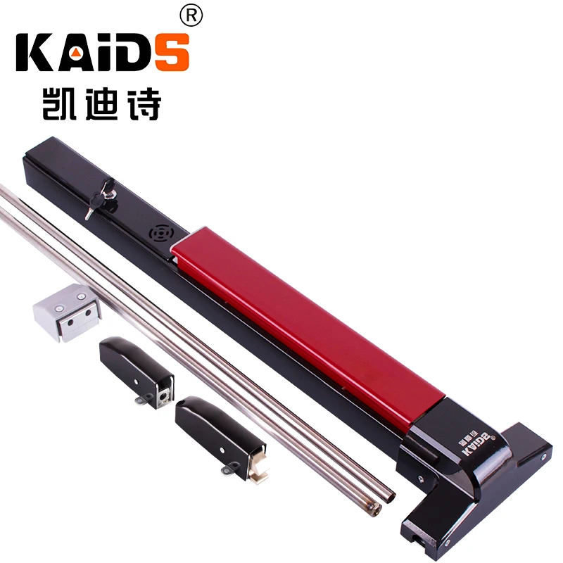 Us 133 0 30 Off Kaids Iron Paint Exit Device Door Fire Escape Doors Lock Push Bar Exit Lock With Alarm Function In Door Locks From Home Improvement