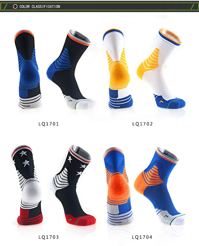 Баскетбол дышащие хлопковые носки Пот дезодорант антифрикционных Для мужчин сетки мягкой стрейч спортивные носки для занятий на открытом