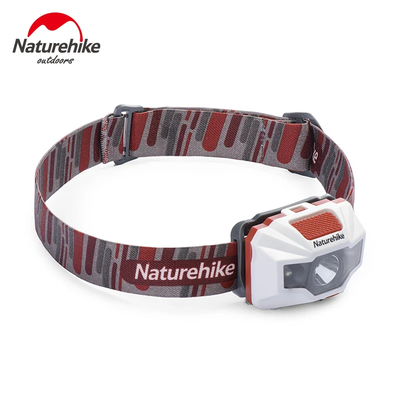 Naturehike USB Перезаряжаемый светодиодный налобный фонарь, водонепроницаемый налобный фонарь, инструменты для кемпинга, 3 в 1, фонарь для палатки - Цвет: Wine Red