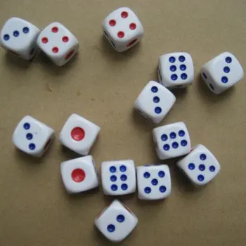 

Free Shipping 20PCS D6 Pip Dice 10mm Small Size Conventional Dice for Boardgame/Cardgame And Other Games Accessories