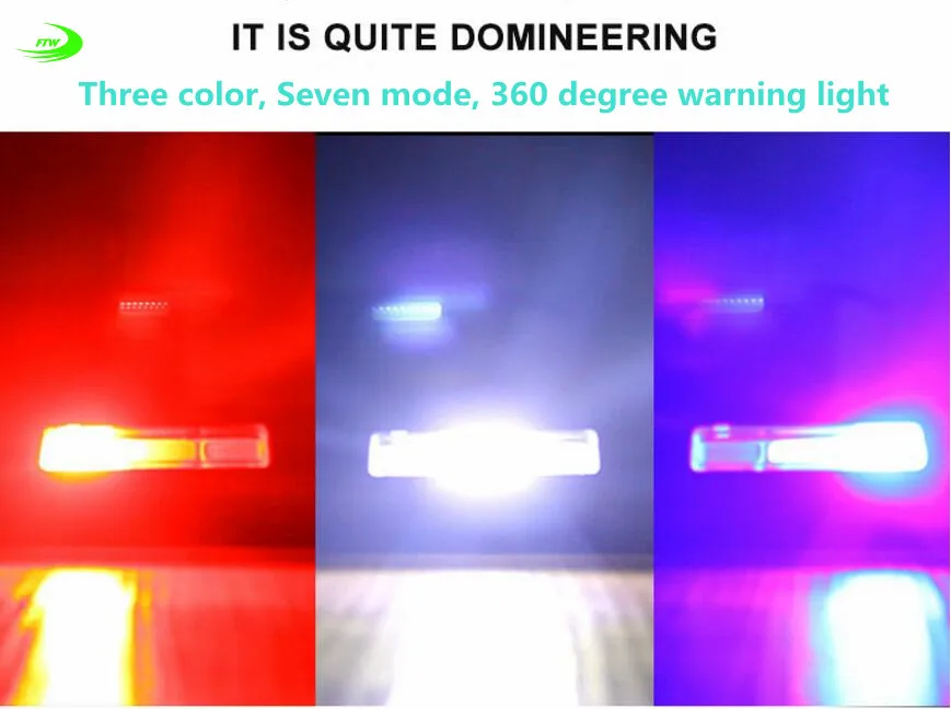 Bicycle USB Light Bike LED 360 Degree Laser Light Cycling Tail Flashlight Bicycle Accessories TL2061