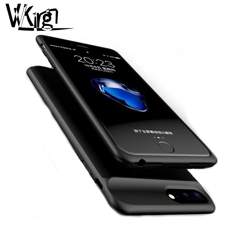 Батарея чехол для iPhone 6 6s 7 8 крышка 5000 мА/ч 7200 1A быстро Зарядное устройство плюс