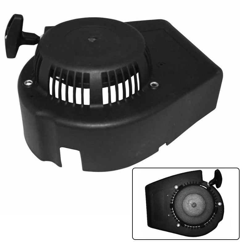 

1pc Pull Recoil Starter Black For Mountfield HP454 RV40 RV150 SV150 Parts Replacement Accessories