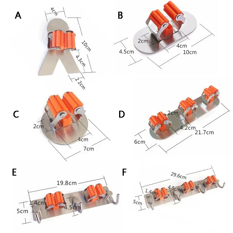 1 шт. кухонный Органайзер швабра и метла держатель склад-хралилище подставленное к стене Стойка вешалка для щеток Кухня инструмент