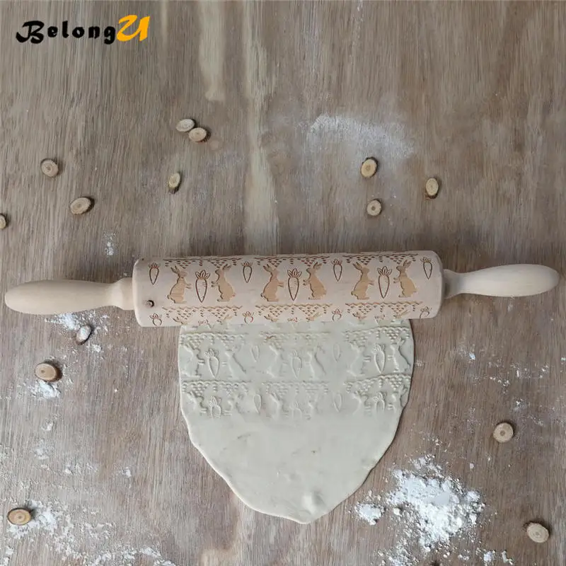 wood rolling pin MUW-242-02