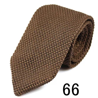 Полосатые вязаные галстуки, вязаные галстуки для мужчин и женщин, костюмы, вязанные Галстуки для отдыха, деловые повседневные обтягивающие мужские галстуки - Цвет: 66