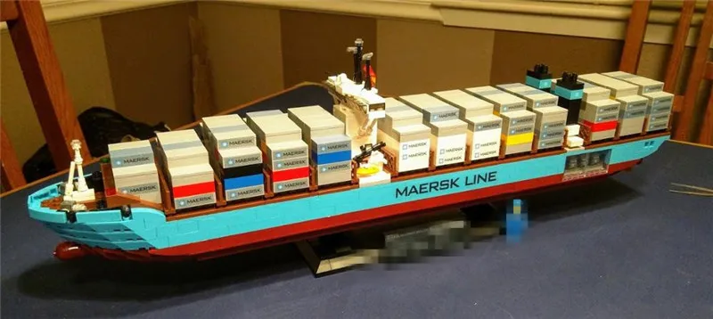 Лидер продаж Technic серия Maersk грузовой контейнер корабль набор совместимые Lepins