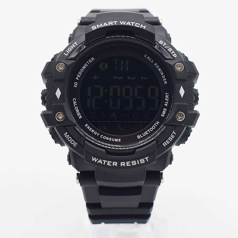 black waterproof wrist digital automatic watches for men digitais watch