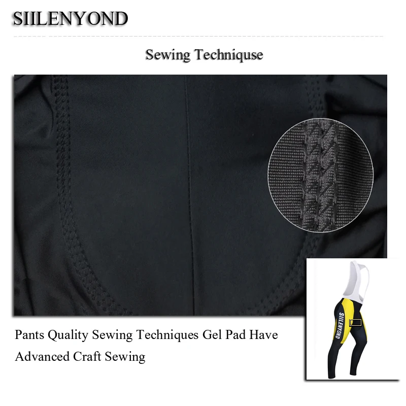 SIILENYOND ropa ciclismo зимняя флисовая профессиональная длинная велосипедная Джерси, набор, одежда для горного велосипеда, одежда для горного велосипеда, костюм для гонок