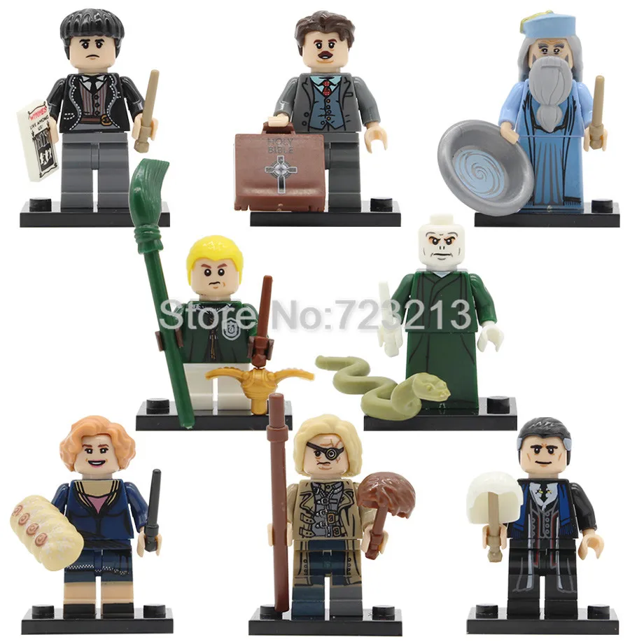 

Fantastic Beasts Credence Jacob Graves Queenie Harry Potter Figure Dumbledore Moody Malfoy Voldemort Building Blocks Brick Toys