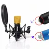 SH-101 micro micro de vente chaude support anti-choc professionnel avec écran de filtre anti-bruit pour Microphone à filetage court ► Photo 2/5